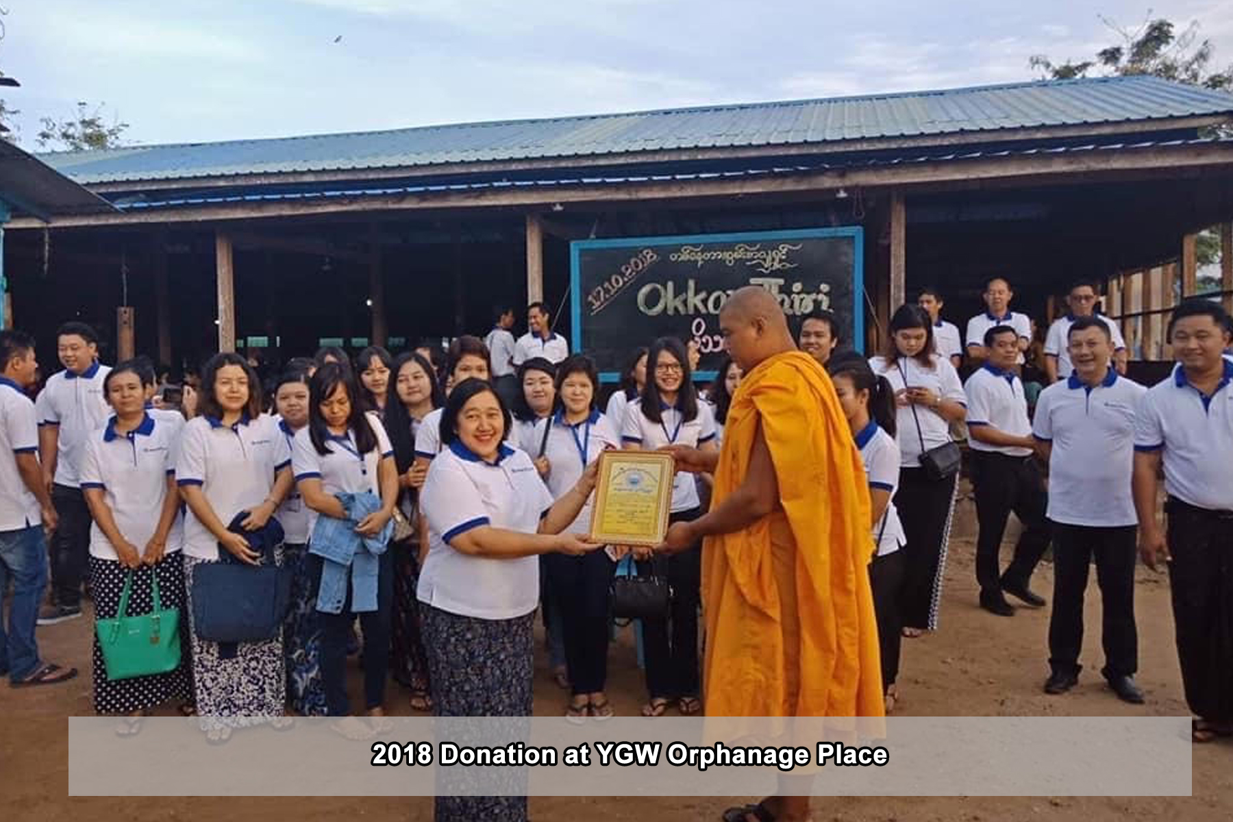 Donation at YGW Orphanage Place
